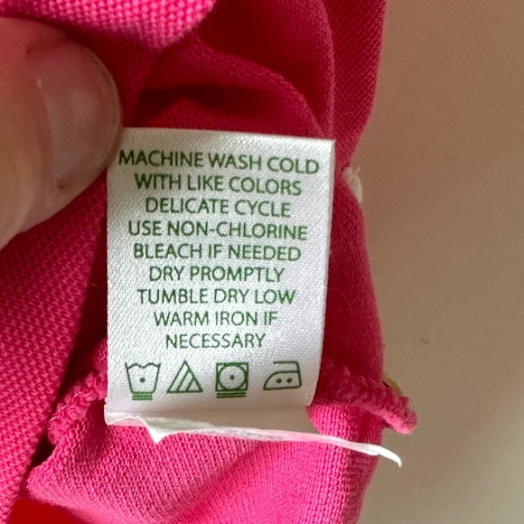 Lilly Pulitzer Pink Polo with Palm Tree - Size XS - Picture 13 of 16